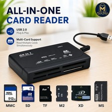 USB Memory Card Reader CF XD SD MS  Compact Flash XD Picture Card PC Mac