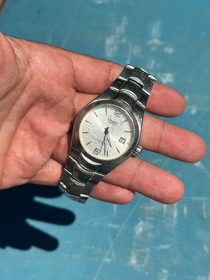 Casio Edifice EF-111 Men's Quartz Watch Date Stainless Steel Japan Mov't Working