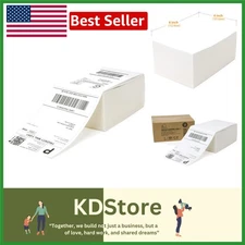 4x6 Shipping Labels 500 Perforated Thermal Paper BPA Free for Zebra Rollo