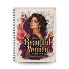 Beautiful Women Coloring Book Adult Coloring Book 50 Coloring Pages Gift