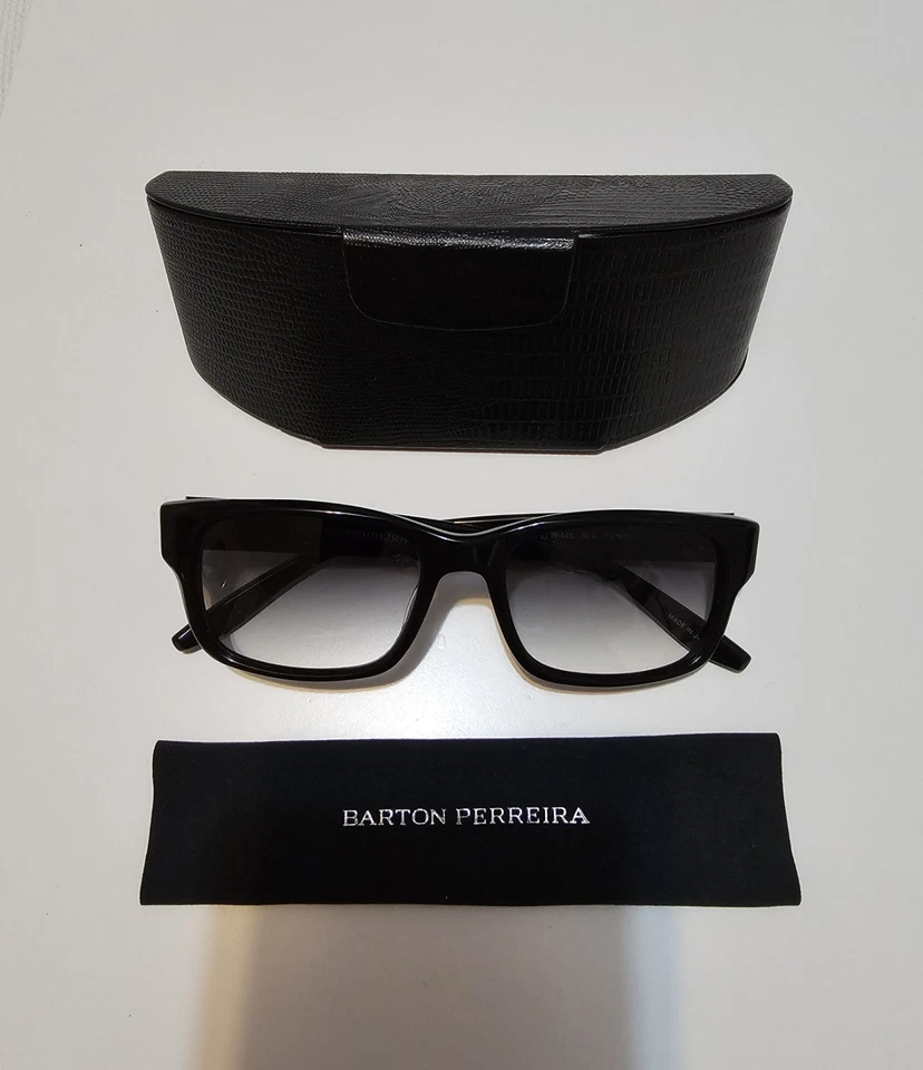 Luxury Barton Perreira CAINE Brad Pitt Glasses Sunglasses Made In JAPAN  - Image 3 of 4