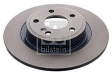 2x Febi Rear Solid Brake Discs Fits Mercedes Slc Slk 300mm