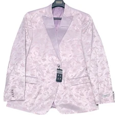Alfani Mens Slim fit Sport Coat Blazer 40 L Pink Floral
