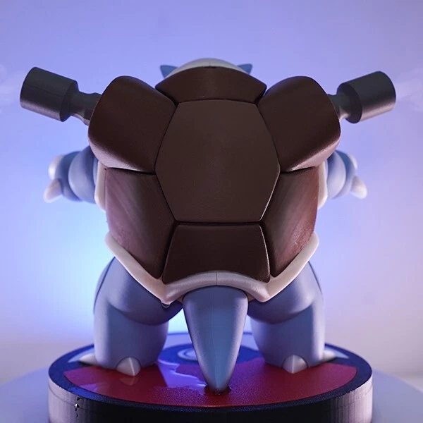 Blastoise Spray Humidifier Double Tube 3D Printed Figure, Cool Decor, Desk Decor - Image 3 of 4