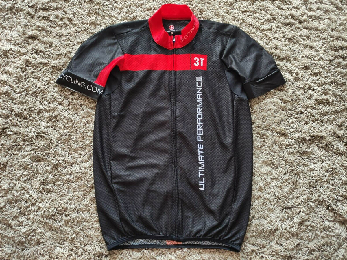 Maillot Cyclisme Castelli 3T Ultimate Performance Homme Taille L - NEUF Avec Petit Défaut