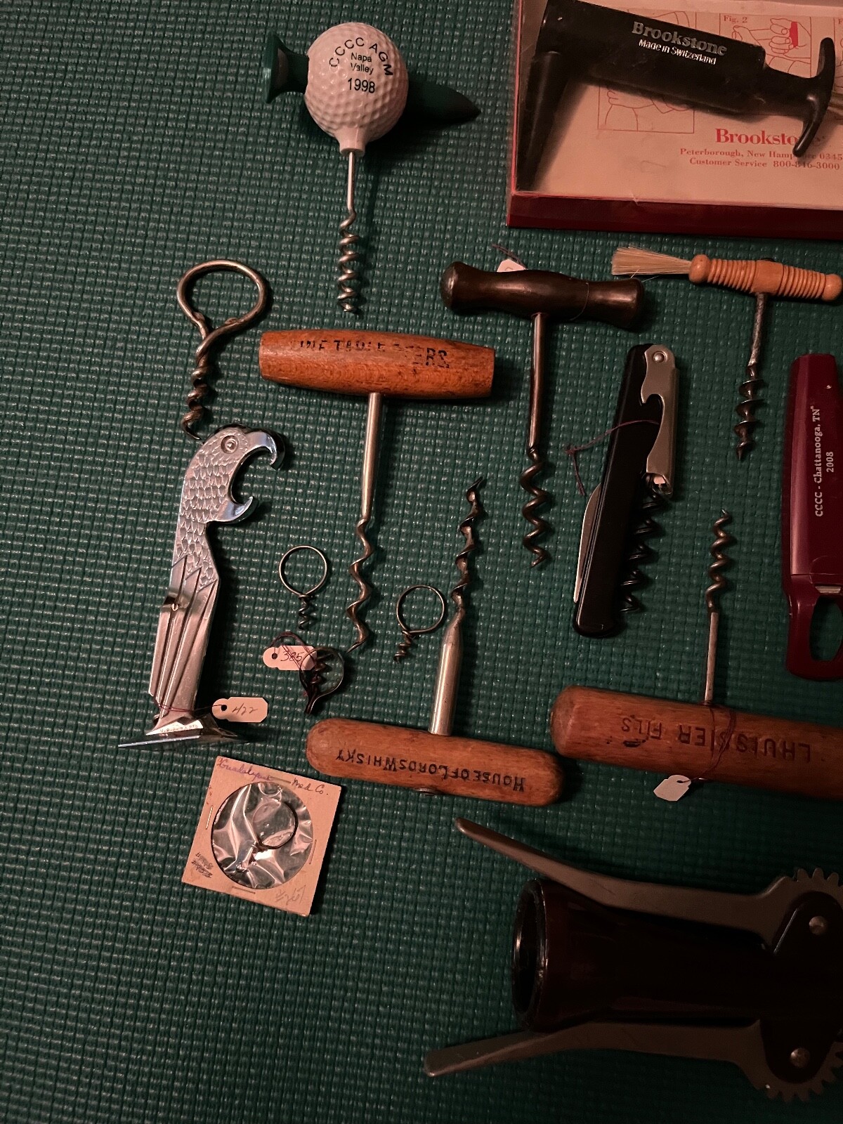 Lot of 19 Vintage Corkscrews And Bottle Openers. Some Advertising | eBay