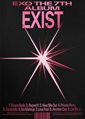 EXO 7th Album EXIST Photobook Ver CD+112p P.Book+P.Card+