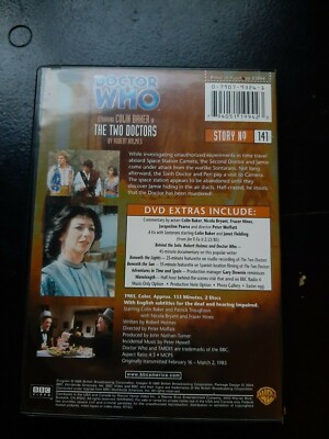Doctor Who THE TWO DOCTORS Story No. 141 2 disc DVD Colin Baker