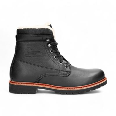 Panama Jacks Herren Schwarz P03 Flieger Leder Kampfstiefel