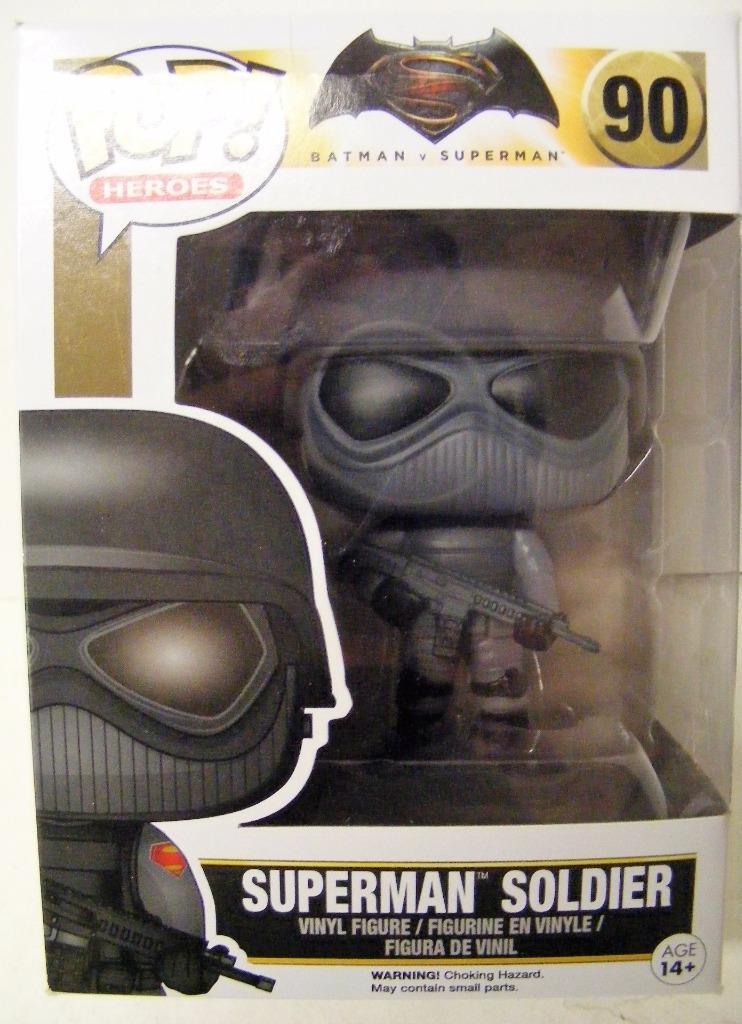 En Oferta Vinilo Funko Pop Heroes Superman Soldado #90 Batman Vs Superman Sin Precio Base