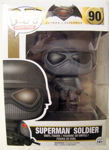 FUNKO POP HEROES SUPERMAN SOLDIER # 90 