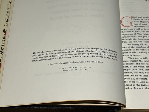 Holy Bible Rembrandt Edition Authorized King James Version 1959 Large Print Ill. - Picture 14 of 17
