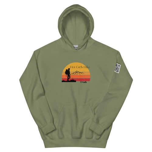 Hot Girls Hike Utah Super Soft Unisex Hoodie - Picture 12 of 45
