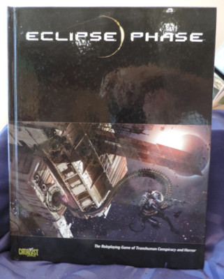 ECLIPSE PHASE ROLEPLAYING GAME BOOK OF TRANSHUMAN CONSPIRACY & HORROR HARDCOVER