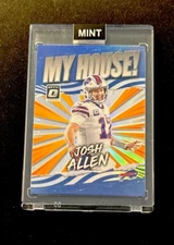 Josh Allen 2021 Donruss Optic My House Holo MH-8 Prizm Certified Gem 10/Mint 9