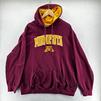 Stadium Athletics Minnesota Golden Gophers Pullover Hoodie Red Men's 2XL Pockets