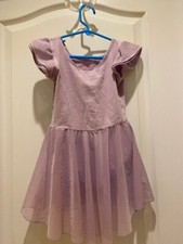leotard purple with skirt ballet clothes second hand ballet wear/clothes