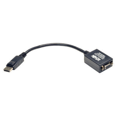Tripp Lite 0,5 FT DisplayPort-Stecker auf VGA-Buchse Aktives Adapterkabel