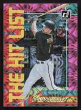 2022 Donruss Bryan Reynolds The Hit List Pink Fireworks #THL-4 Card