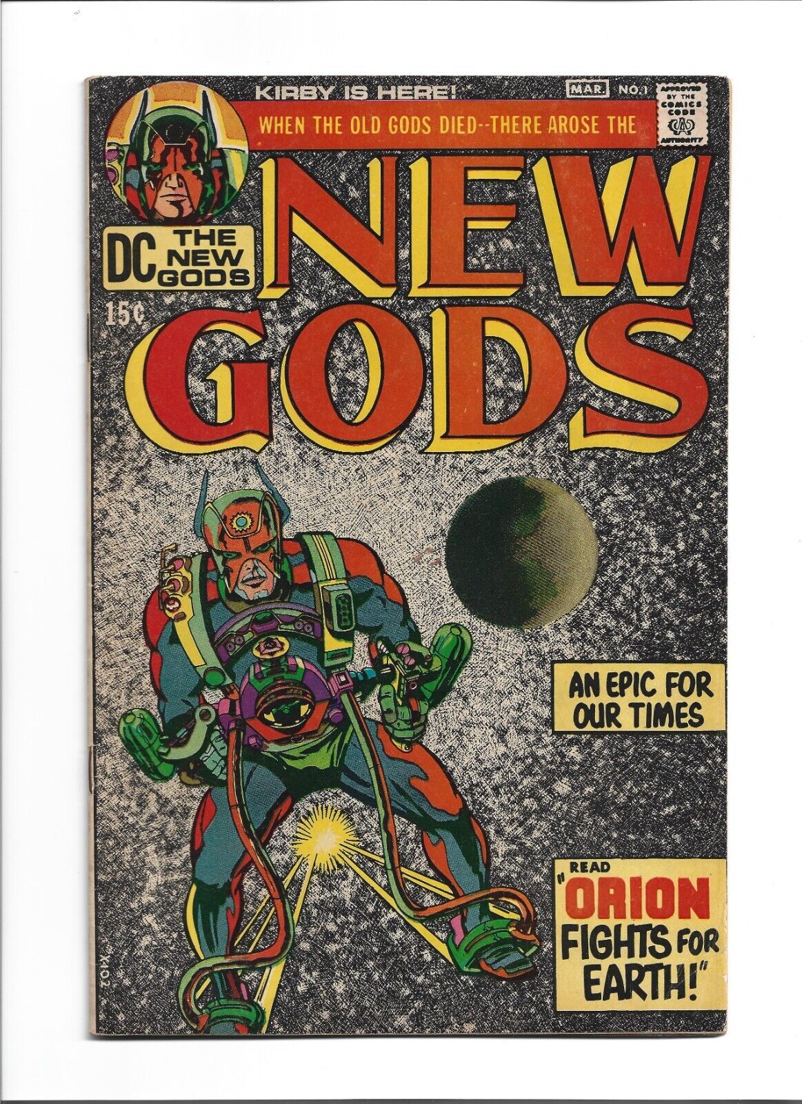 New Gods #1 (Feb-Mar. 1972, DC) F/VF (7.0) Intro/1st. App. of Orion !!!!!!!!!!!