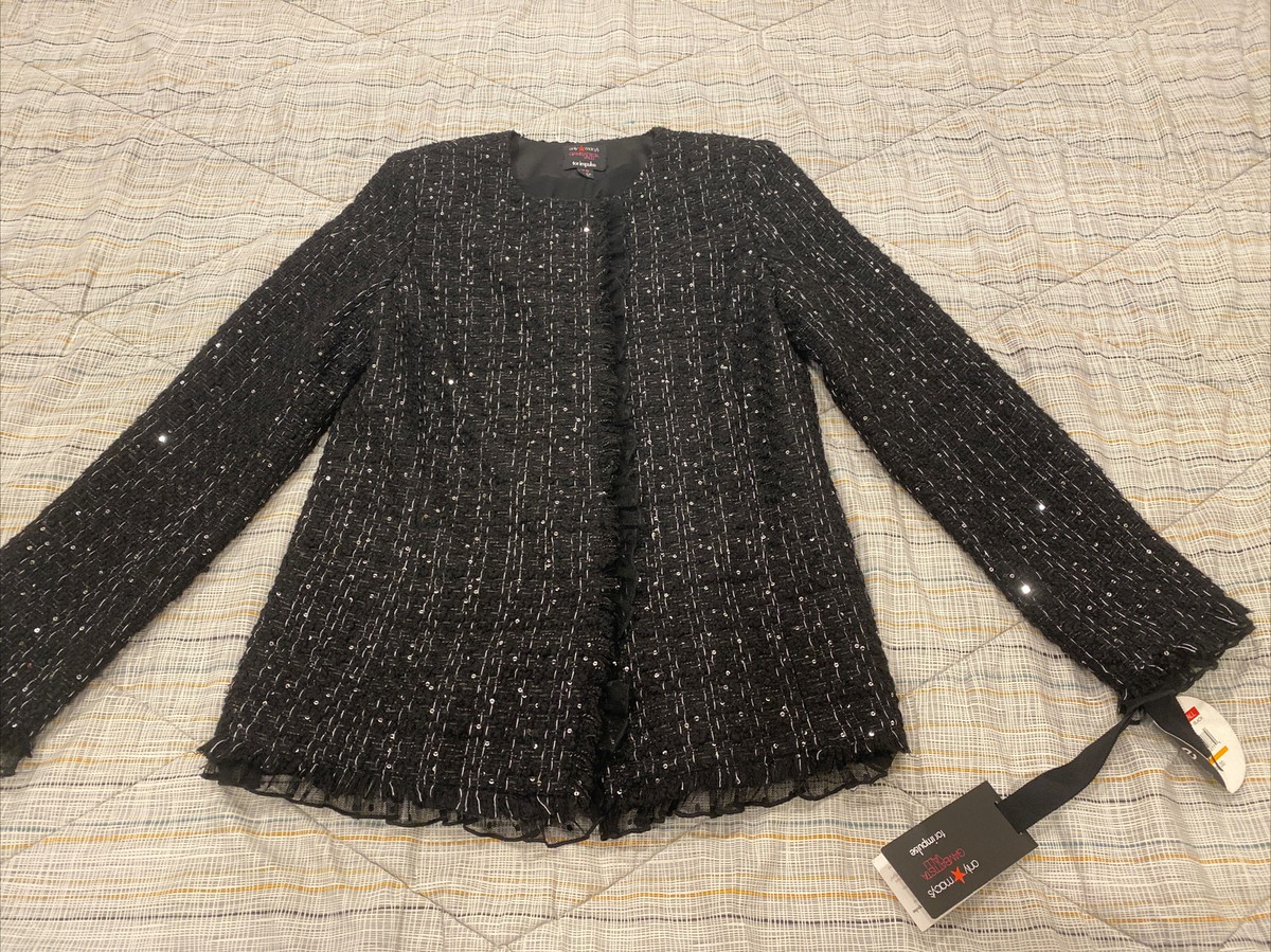 Giambattista Valli Jacket Blazer Sz Xs Boucle Tweed | eBay