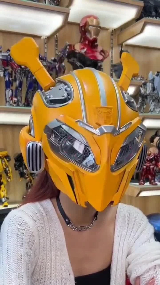 Killerbody Transforms Bumblebee 1:1 Electronic Remote & Voice Controlled Helmet - Image 2 of 4