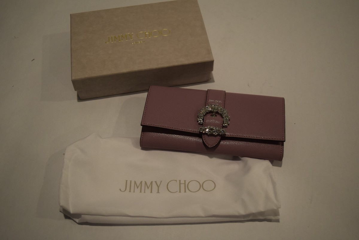 NWT Authentic JIMMY CHOO Cheri Continental Wallet on Chain