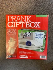 PRANK-O FUNNY JOKE PRANK GAG GIFT GIFT BOX 11.25"x9"x3.25" - ROTOWIPE