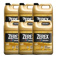 Zerex 6 Gallons Coolant Antifreeze G-05 Phosphate Free 50/50 Prediluted 6x 1 Gal