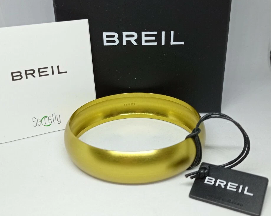 BRACCIALE BREIL BANGLE DONNA SECRETLY BOLD TJ1112 VERDE ACQUA,MISURA M,ALLUMINIO