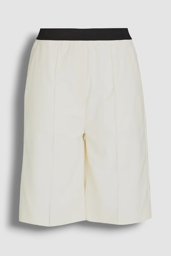 $245 LouLou Studio Women's Ivory Wool High Rise Bermuda Shorts Size L - Picture 3 of 5