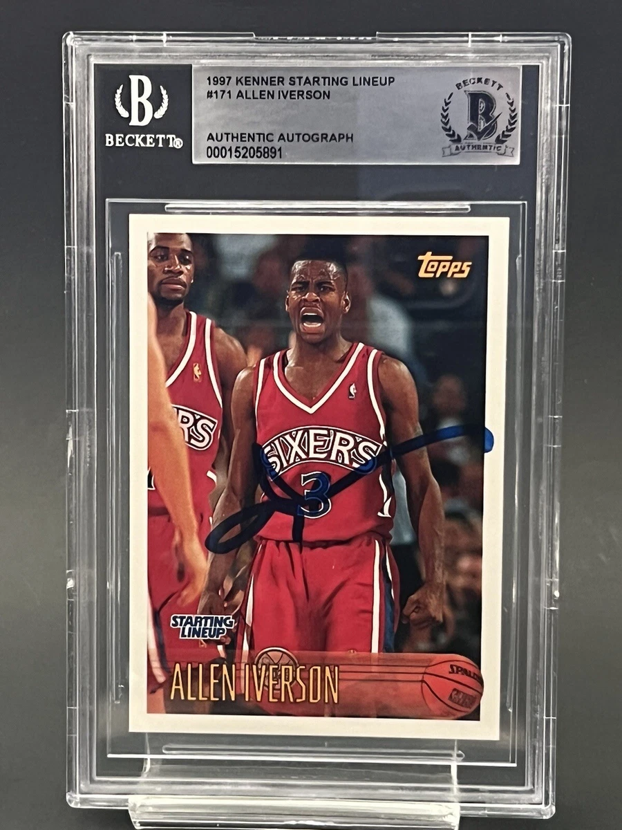 1996-97 Topps Starting Lineup - Allen Iverson #171 for sale | eBay