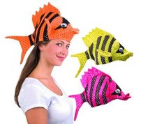 Fisch Fischhut Unterwasserwelt Südsee Karneval Fasching Kostüm Party