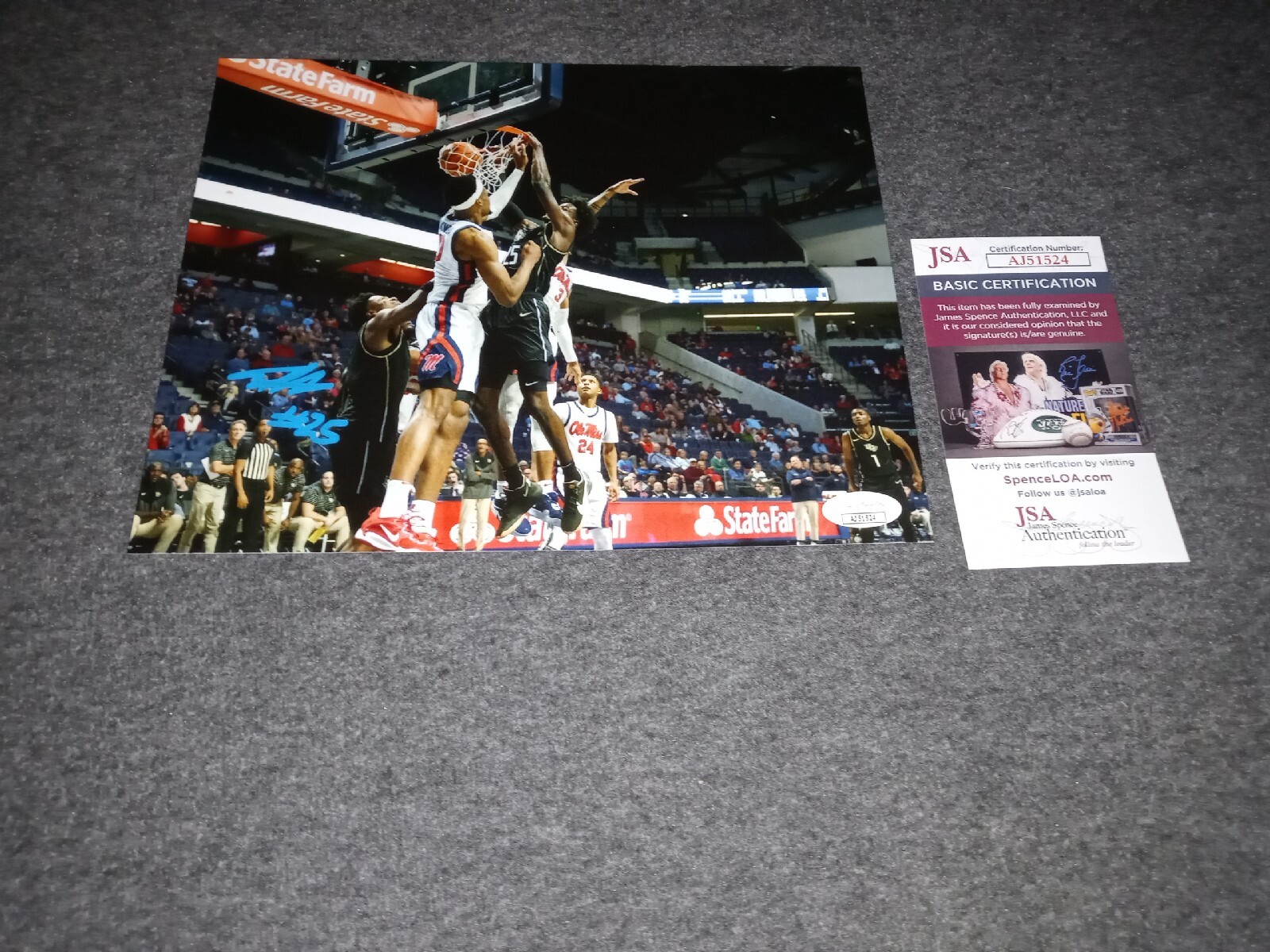 taylor Hendricks Autographed Signed UCF Knights 8x10 Jsa University of Central Florida 