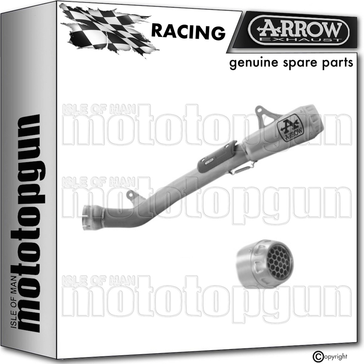 いの ARROW RC EXHAUST PRO-RACE FULL TITANIUM NET KAWASAKI ZX-10R