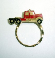 Big Rig Tractor Truck Red Enameled Spec Pin Detti Originals