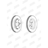 Jurid Bremsscheiben Vorne Ø302 Mm BelüFtet Beschichtet FüR Jeep Wrangler III