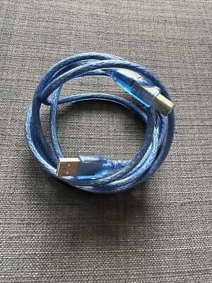 USB A to B 2.0 Printer Cable For Dell HP Brother Canon Epson Scanner Piano DAC