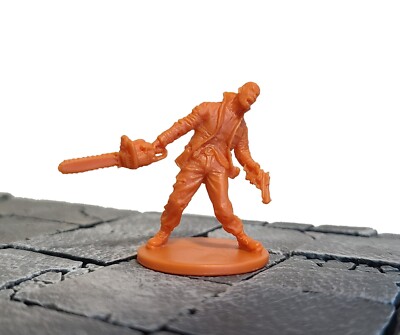 Zombie Boss Undead Survivor Chainsaw 9mm RPG Miniature ZOMBIECIDE FLAT-RATE SHIP