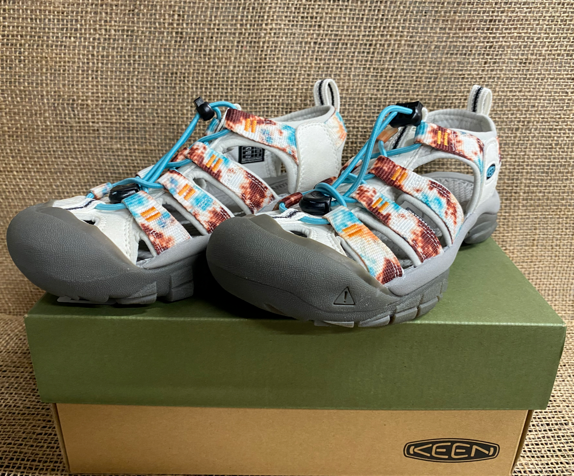 Sandalo donna Keen 1026243 Newport H2 Drizzle porcellana multisport nuovo con scatola