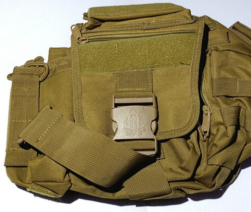 UTG Tactical Crossbody Outdoorsman Bag Multi Use Green - Picture 8 of 8