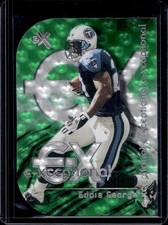 2000 Fleer E-X Eddie George E Xceptional Green #7 XC Titans