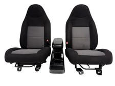 1998 - 2009 Ford Ranger Front Seats Console Black Gray Cloth Extended Cab 1998 - 2009 Ford Ranger Front Seats Console Black Gray Cloth Extended Cab