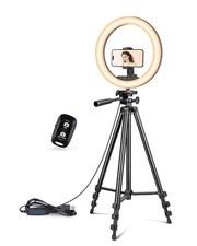 Ringlicht mit Stativ 12 Zoll Selfie Ringlicht mit 50 Zoll Stativ f&uuml;r Live