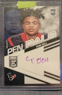 2023 Panini Donruss Elite - Pen Pals Tank Dell #PPTDE Purple Ink (AU, RC)