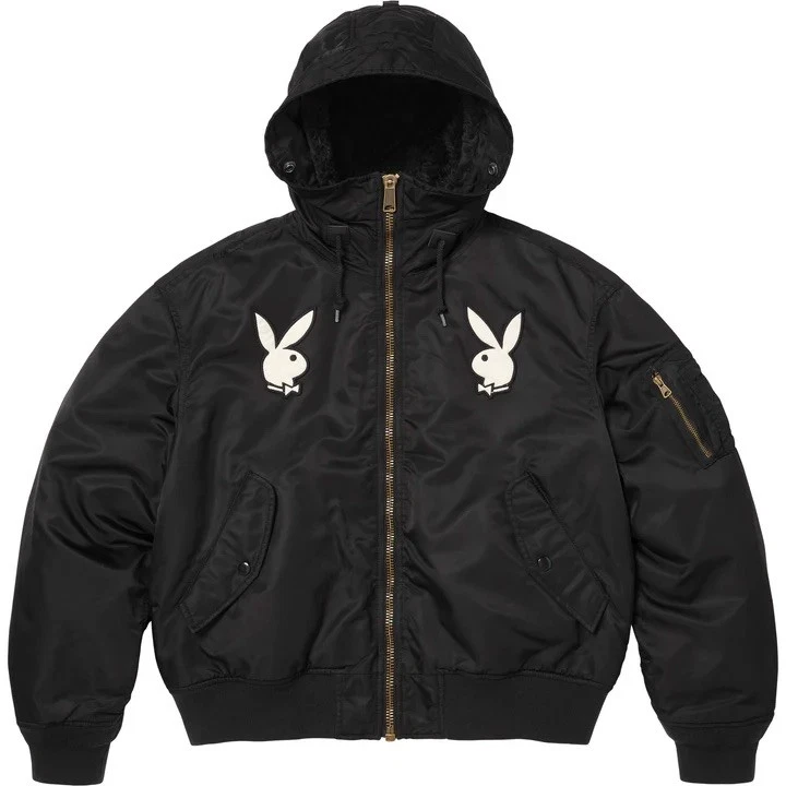 Supreme プレイボーイボンバージャケット Preços baixos em Casacos e jaquetas masculinas Playboy x Supreme