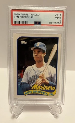 1989 Topps Traded 41T Ken Griffey Jr. Rookie PSA 9