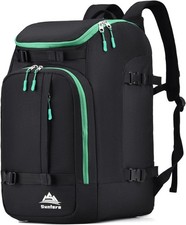 FeeMoo 50L Ski Snowboard Backpack W/ Storage Compartments  Waterproof Design