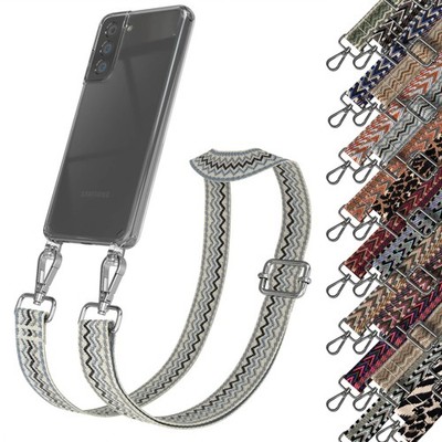 EAZY CASE für Samsung Galaxy S21 5G Handyhülle Silikon Schultergurt zum Umhängen