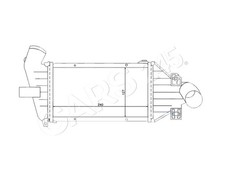 Ladeluftkühler Für OPEL ASTRA G 98-04 09129353